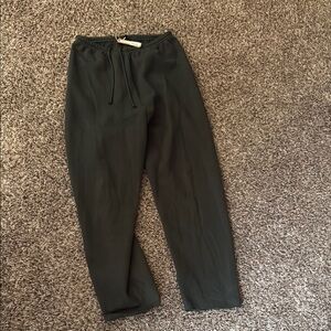 SKIMS dark forest green Sweatpants for women